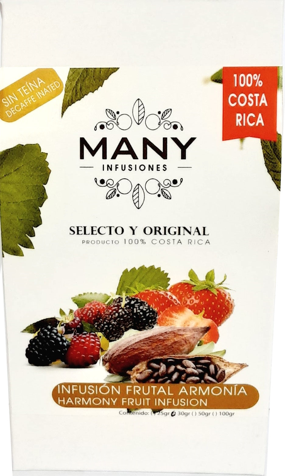 Infusión (té) Frutal Armonía - Set de 3 paquetes de 30gr c/u