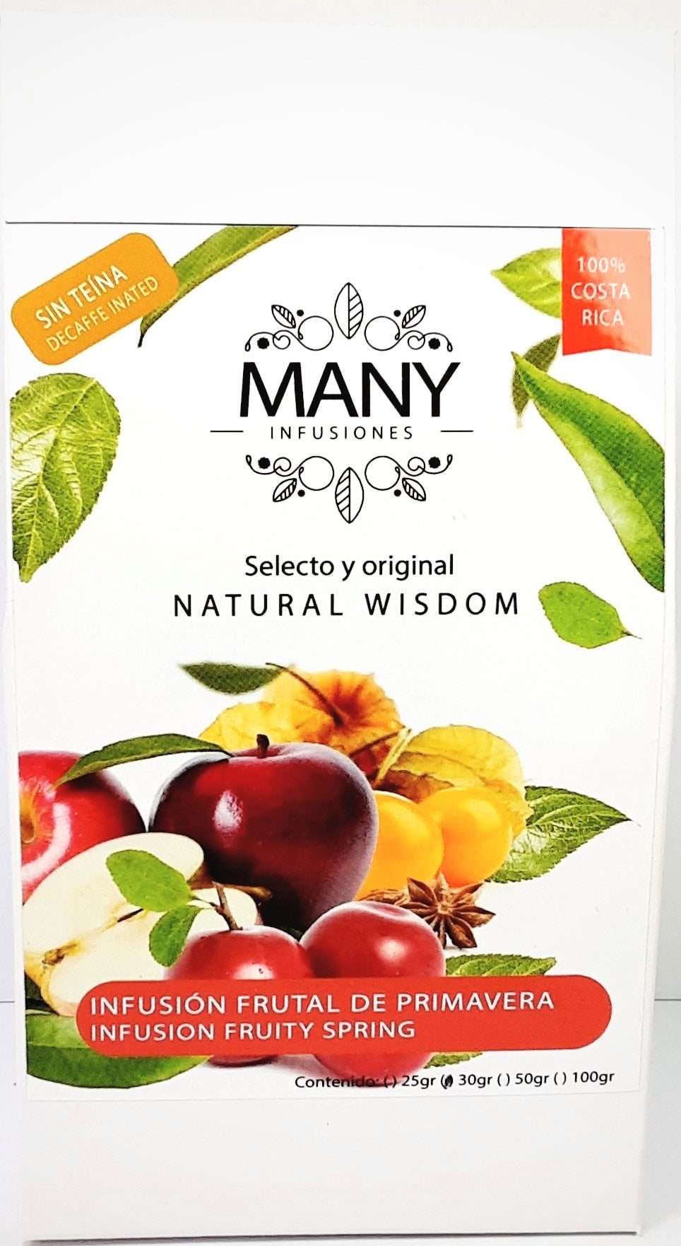 Infusiones (té) frutales surtidas 3pack (Naranja-mora-flor de jamaica//manga-fresa//primavera)