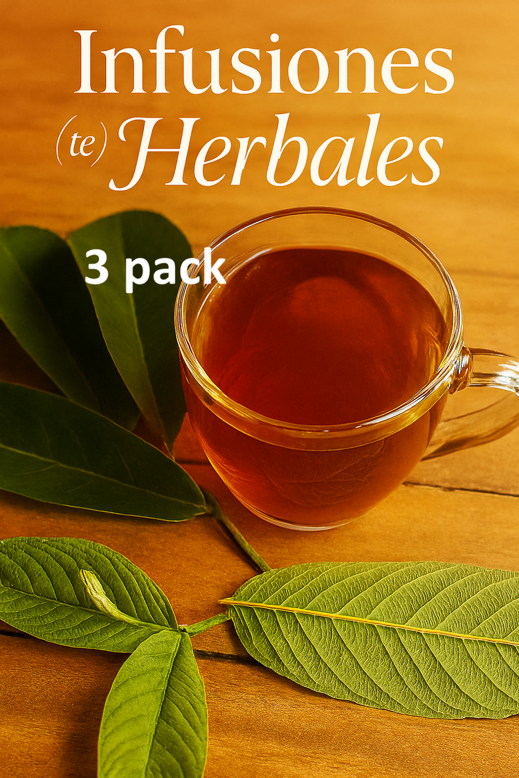 1- Infusiones (té) Herbales 3 pack