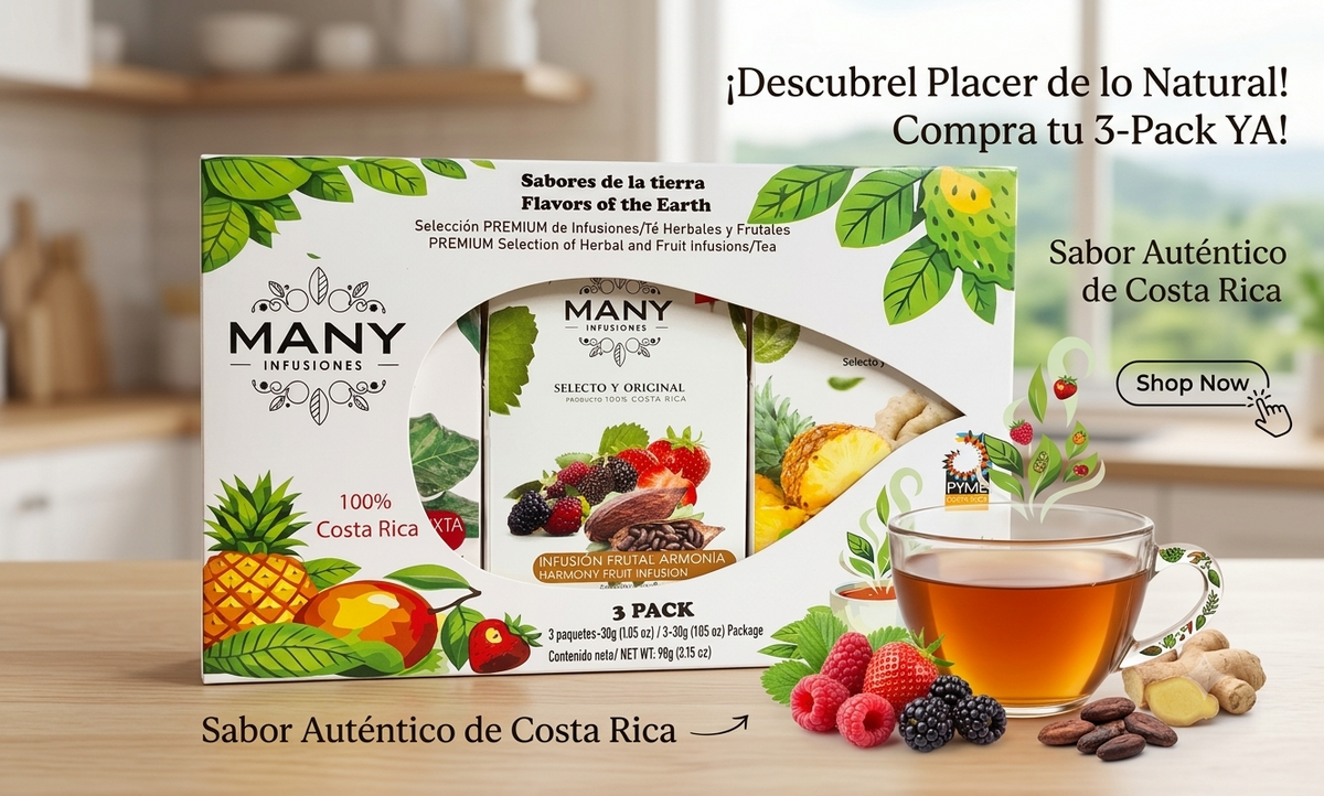 3pack Infusiones Herbales y Frutales surtidas