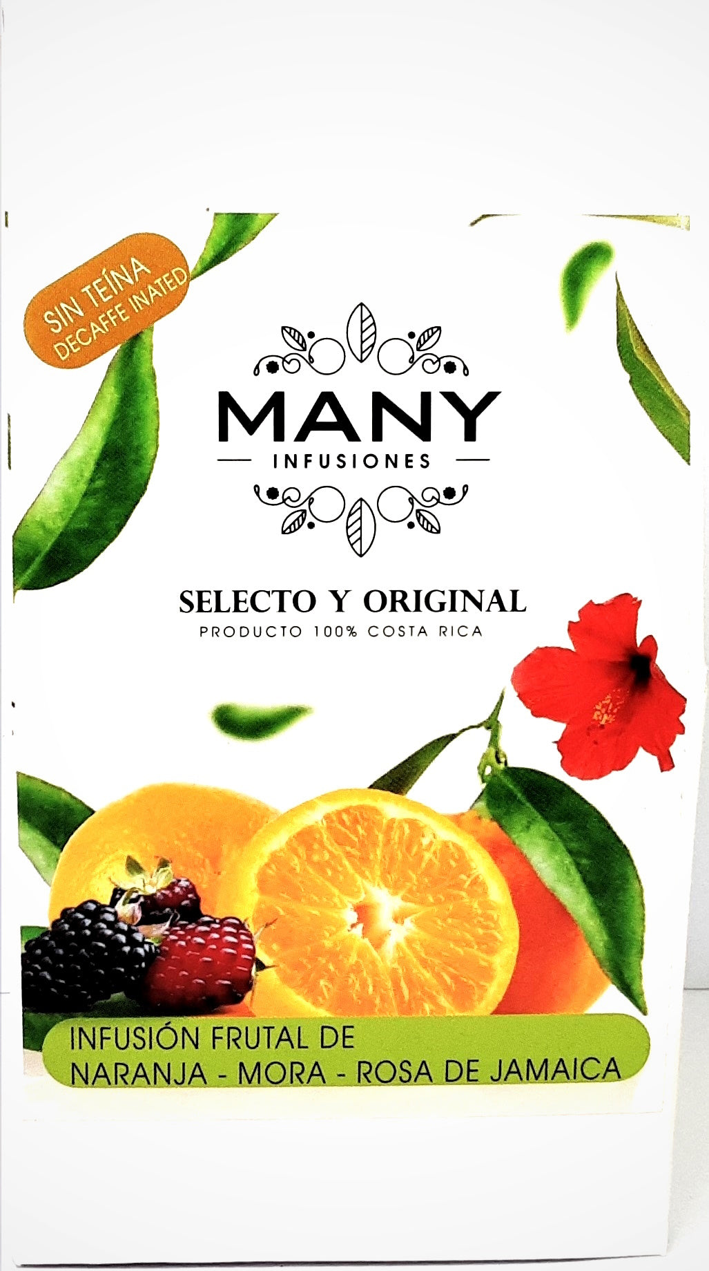 Infusión (té) Frutal de Naranja-Mora-Jamaica - Set de 3 paquetes de 30gr c/u