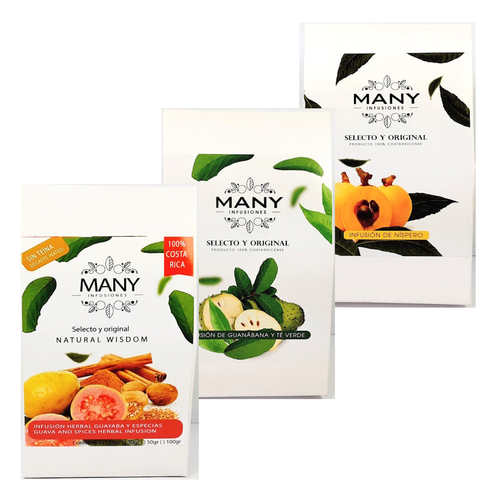Infusiones (té) antioxidantes surtidas 3pack