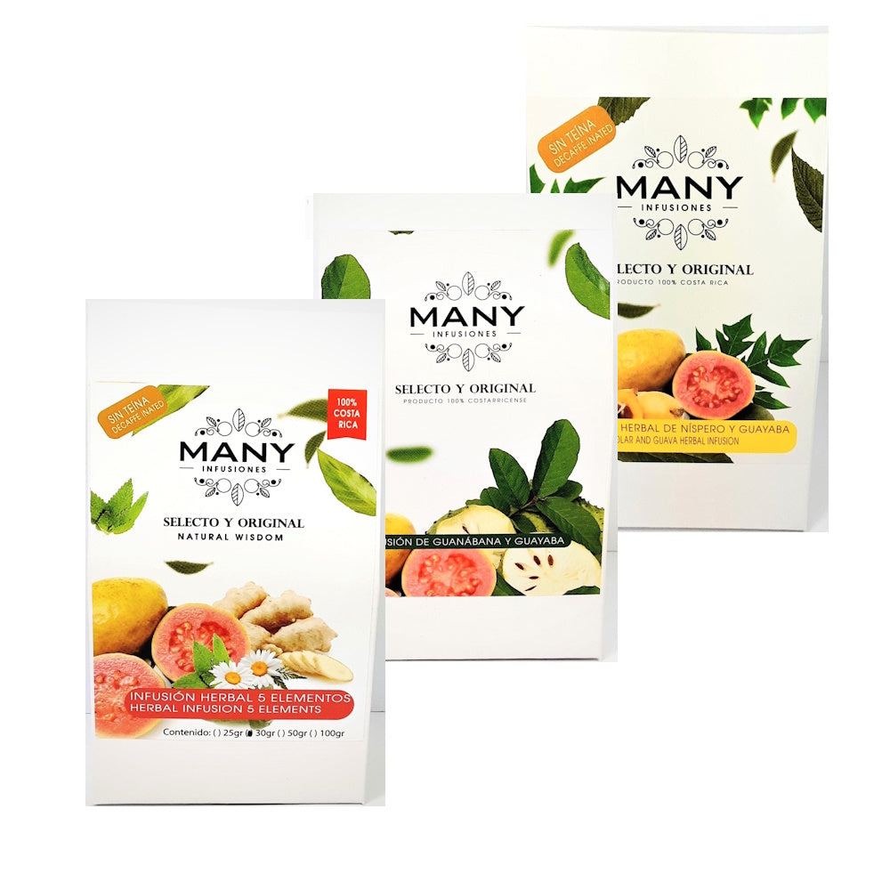 Infusiones (té) digestivas surtidas 3pack