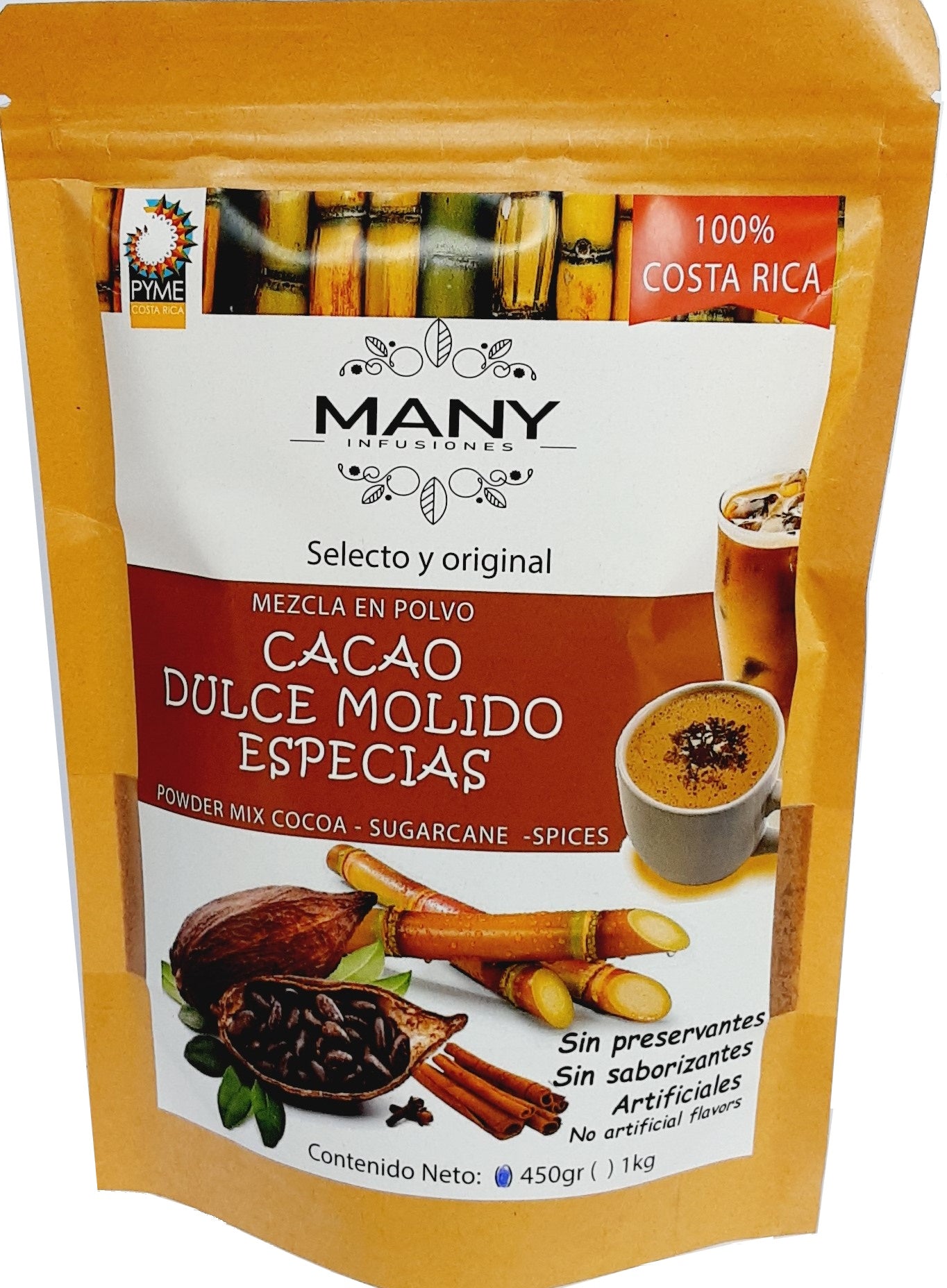 Mezcla en polvo de Cacao - Dulce Molido - Especias